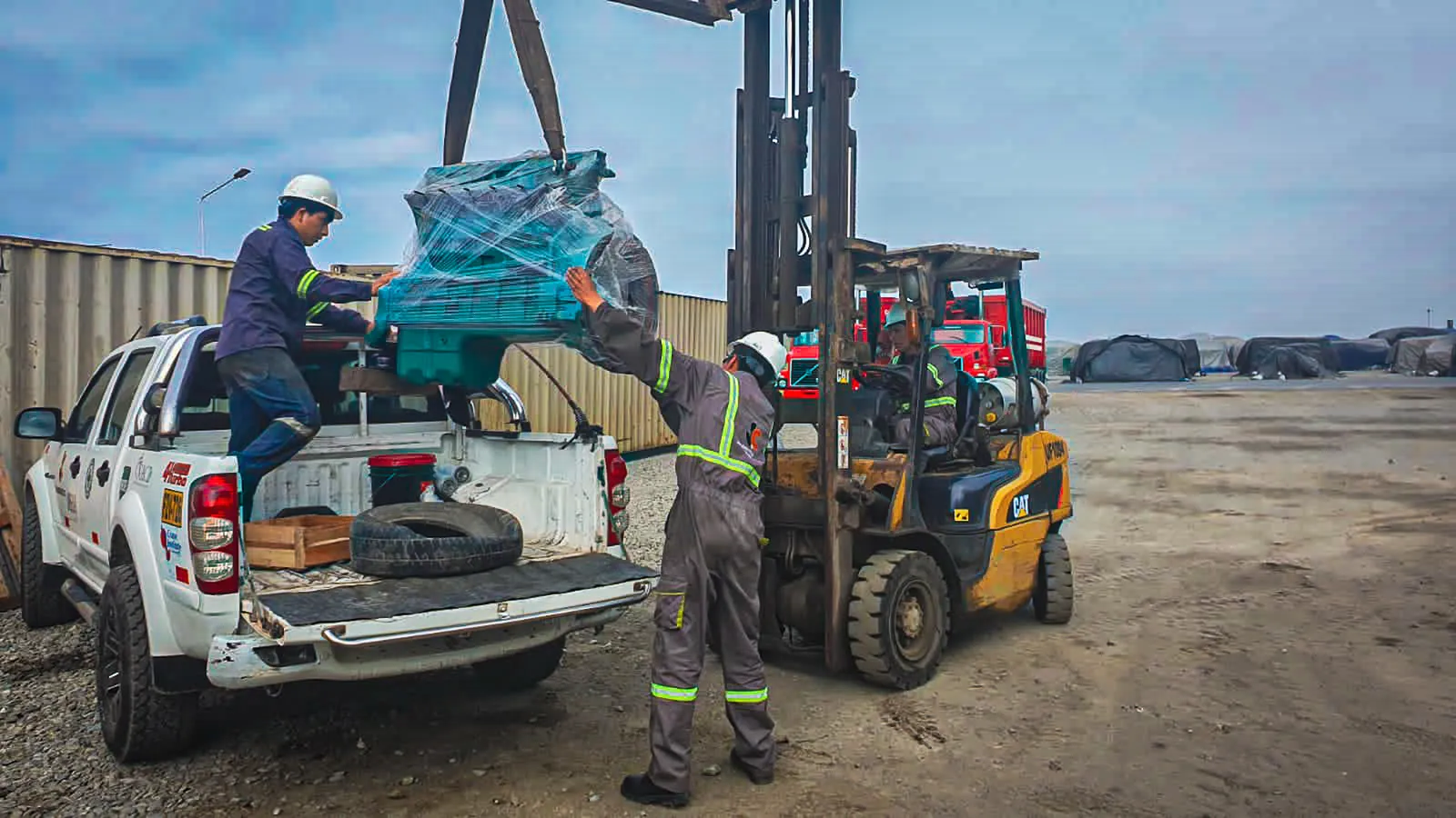 Motor diésel reparado e instalado en planta del cliente